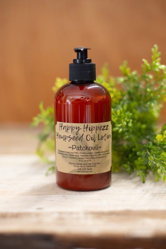 Happy Hippezz Patchouli Goat Milk & Hempseed Oil Lotion