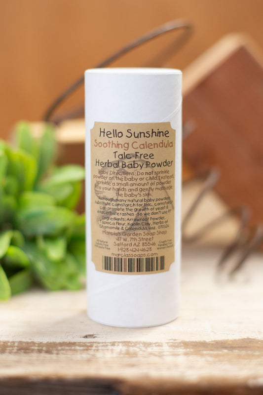 Hello Sunshine Soothing Calendula Baby Powder 4oz