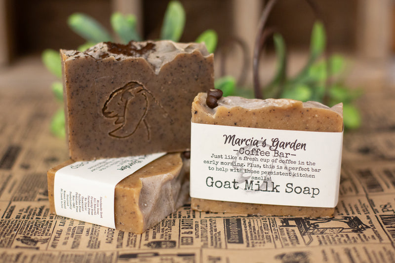 Coffee Exfoliating & Odor Removing Goat Milk Soap